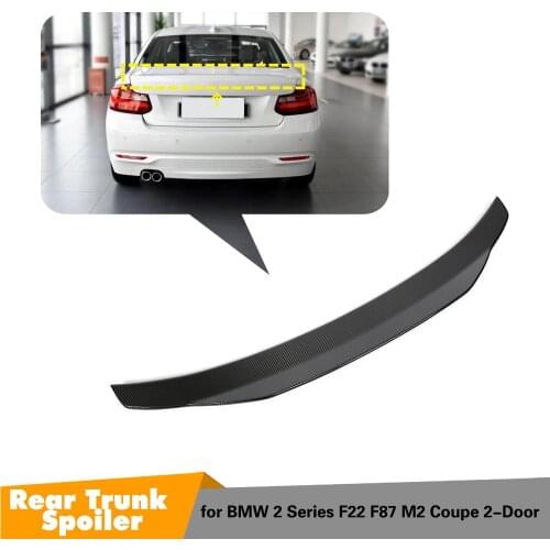 Carbon Fiber Rear Spoiler Wing For BMW F22 F23 218i 220i 228i M235i 2 Series F22 & M2 F87 Spoiler 2014-2019