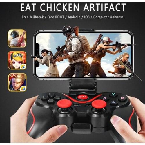 Wholesale Wireless Joystick Gamepad Game Controller Bluetooth BT3.0 Joystick For Mobile Phone Tablet TV Box Holder Dropshiping