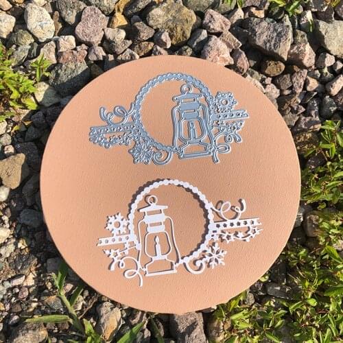 CH 2021 New Arrival Fuel lamp Metal cutting dies stencil Greeting Card Decoration DIY Scrapbooking Scrapbook Paper Photo Album