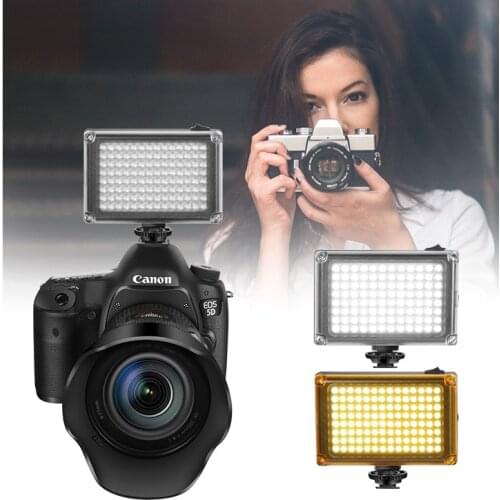 FT-112 LED Video Light on Camera Photo Lighting Bulbs Hotshoe Lamp Light for USB Charger Dslr Wedding Photographic Lighting