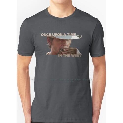 Once Upon A Time In The West - Bronson T Shirt 100% Pure Cotton Bronson Harmonica Once Upon A Time West