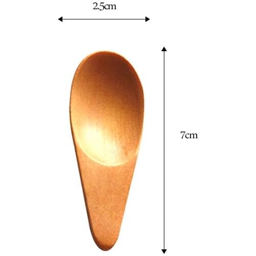 Hot Mini Wooden Tea Spoon Kitchen Seasoning Spoon Tableware Cooking Tools Condiments Salt Spoons for Kitchen Cooking Seasoning