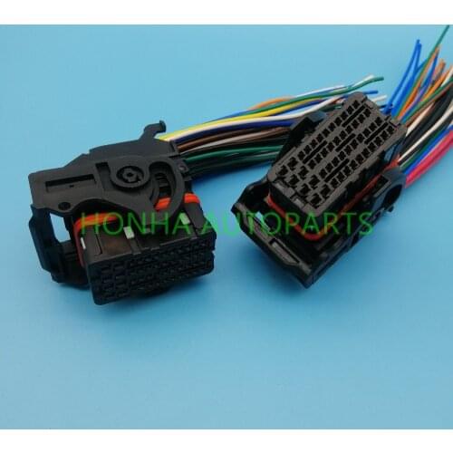 Free shipping ECU female 48 pin automotive central contral system wire harness Connectors sets kits 643201311
