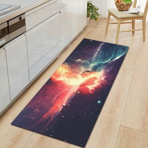Galaxy Series Home Essentials Kitchen Mat Entrance Doormat Bedroom Floor Decoration Living Room Carpet Soft Non-Slip Bath Rug