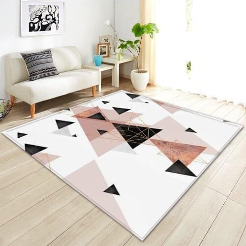 Autumn Winter Washable Carpet Rug For Living Room Washable Modern Printing Geometric Floor Rug Carpet For Parlor Mat Bedroom