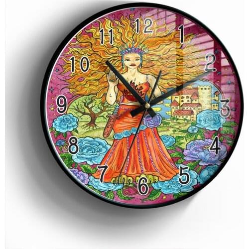 Nordic Art Mute Wall Clock For Home Decor 12 Inch Modern Minimalist Wall Clocks Simple Decorative Wall Watches
