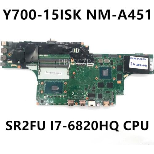 For Thinkpad P50 BP500 Laptop motherboard NM-A451 With SR2FU I7-6820HQ CPU 100% Full tested