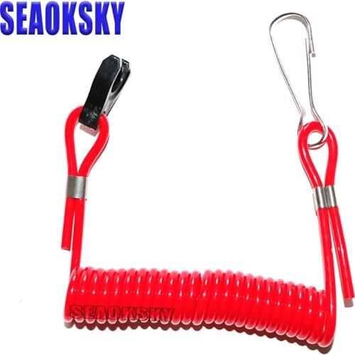 Kill stop switch safety tether for Mercury Tohatsu Boat Engine