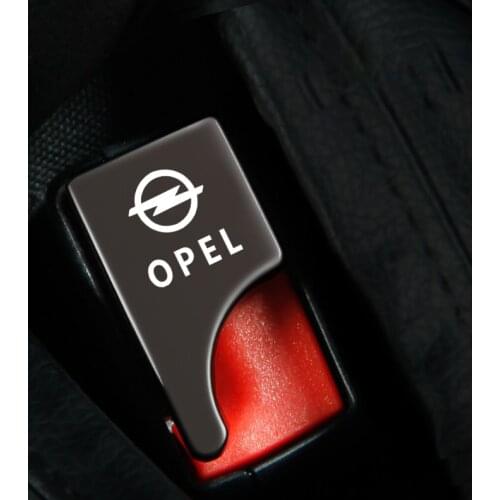 Safety Belt Buckles Car Seat Alarm Canceler Stopper Plug Buckle Clip for opel astra j corsa d astra astra k vectra bvectra b