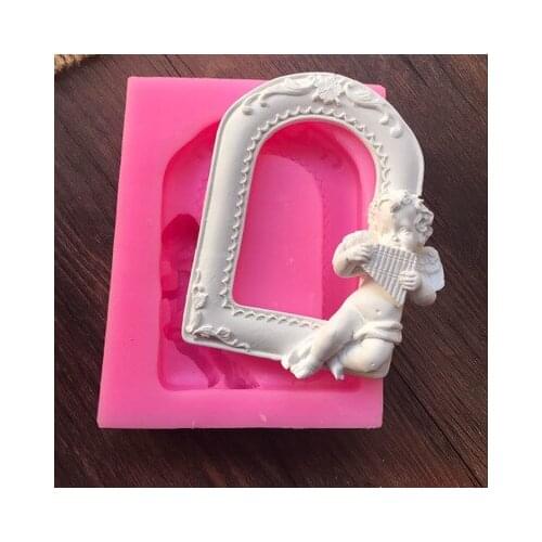 Music Angel Silicone Molds Fondant Cake Decorating Tools,Soap Mold,Silicone Cake Mold K001