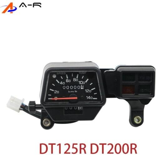 Speedometer Kilometer Odometer Gauge Tachometer Clock Instrument For Yamaha DT 125/200 R DT125R DT200R DT200WR Gauges Assembly