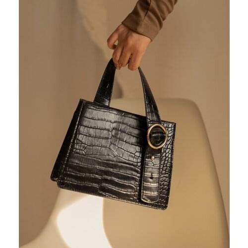 European Fashion Simple Womens Designer Handbag 2021 New Quality PU Leather Women Tote bag Alligator Shoulder Crossbody Bags