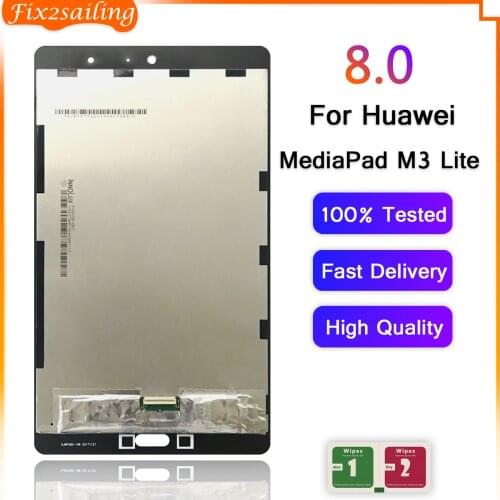 8.0" LCD For Huawei Mediapad M3 Lite 8.0 LCD Display Touch Screen Digitizer Assembly For Mediapad M3 Lite 8 CPN-W09 CPN-AL00
