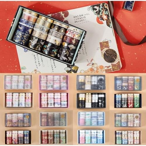 20Pcs/Set Retro Washi Tape Set DIY Scrapbooking Sticker Decoration Tape School Supplies