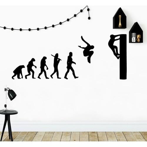 3D Evolution Man Home Decor Wall Stickers vinyl Stickers Art Decals