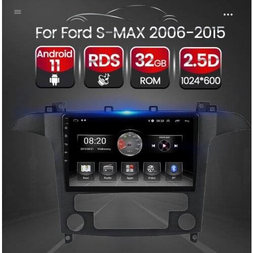 Android 11 Car Multimedia GPS Radio Stereo Player For Ford S-MAX SMAX 2006 2007 2008 2009 2010 2011 2012 2013 2014 2015