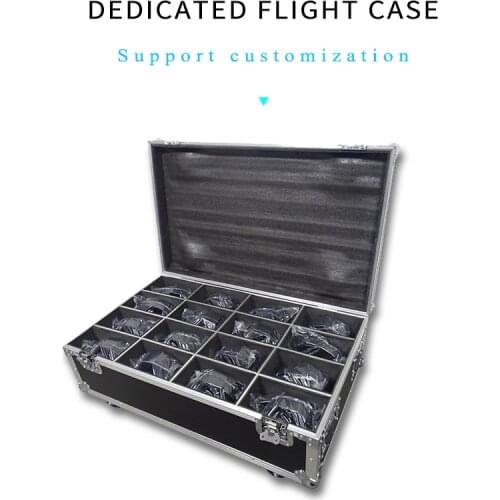 Flight case for 16pcs LED Par Light 7X9W 7x10w 12x12w 18X3W 36X3W 7X12W flat par only empty case