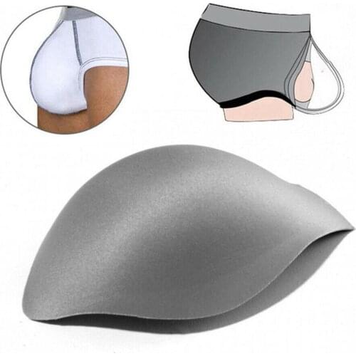 New Sponge Cup Enhancer Men Underwear Briefs Sexy Gay Pouch Pad Swimwear Buttocks Cup Push Front Up Padded Penis