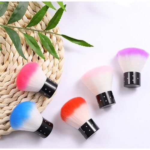 Nail Cleaning Tool 1pc Mushroom Nail Brush Soft Dust Brush Nail File Nail Care Acrylic