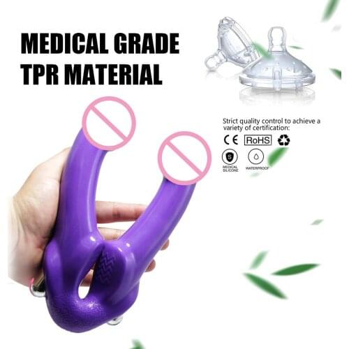 Orissi G Spot USB Rechargeable Double Vibrators Membrum Silicone Stimulator Safe Silicone Sex Toy For Woman