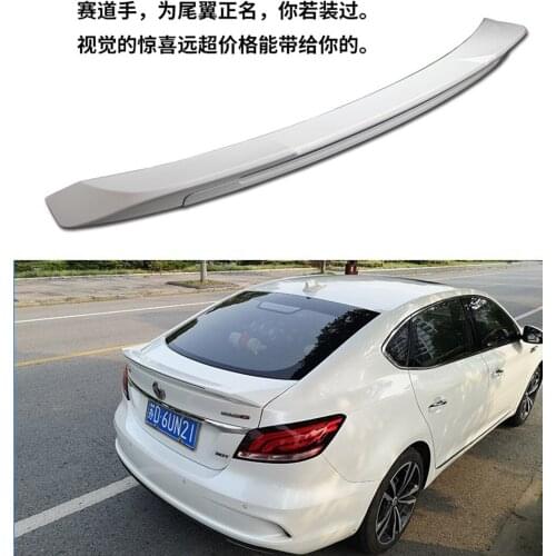 New Design Rear Wing Spoiler For morris garages MG6 Spoiler 2017-2018 Flowing Brake Lamp Trunk ABS Plasti Spoiler Wing