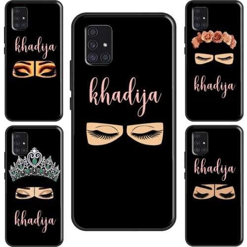 Personalised Muslim Girl Custom Name Case For Samsung A52 A12 A32 A42 A72 A21S A20e A02 S A10 A30 A40 A50 A70 A11 A31 A51 A71