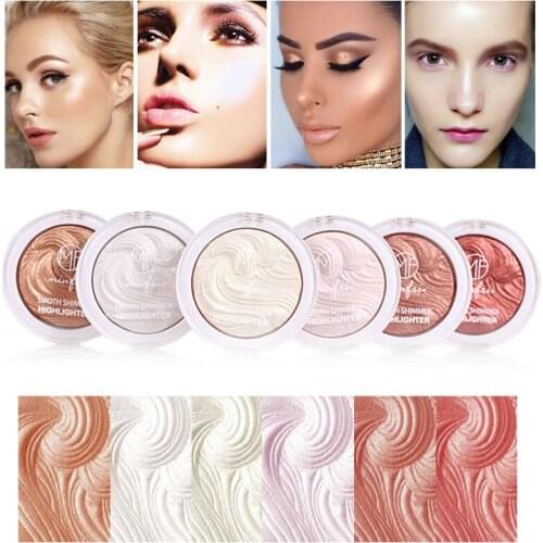 Baking powder, bloom powder, concealer, enhanced silhouette flash powder, solid six colors, bloom banana powder, durable waterpr