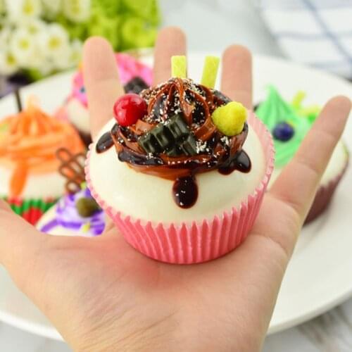 Realistic Artificial Fake Cake Cupcake Model Cup Display Photography Props Crafts Home Decoration