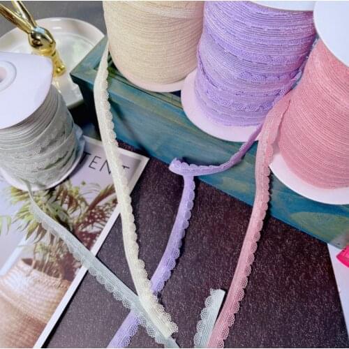 3 Meters Luxury Embroidery Flowers Lace Dolls Dress Decor Applique Fabric Hollow Apricot Lace Trim Sewing DIY Materials 2cm