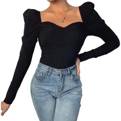 Ladies Sexy Slim Fit Knitted Tops Knitwear Women Long Sleeve V Neck Solid Fashion Elegant Casual Basic T-Shirts
