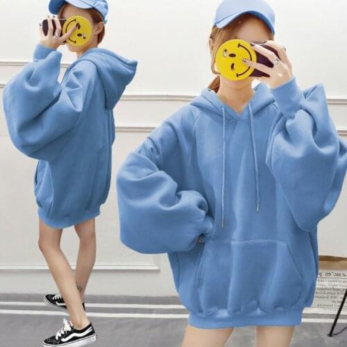 Oversized Sweatshirts Womens Sweatshirt with A Hood Hoodies Ladies Long Sleeve Casual Warm Hoodie Pullover Clothes