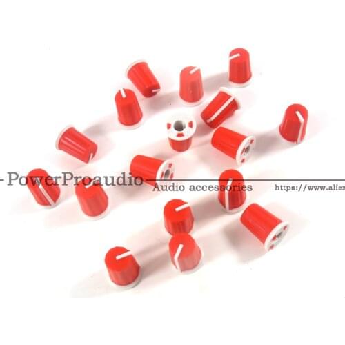 10pcs for Pioneer DJ MIXER DJM Mixer Mixing station knob cap / DIY color rubber potentiometer knob DAA1305 red Color
