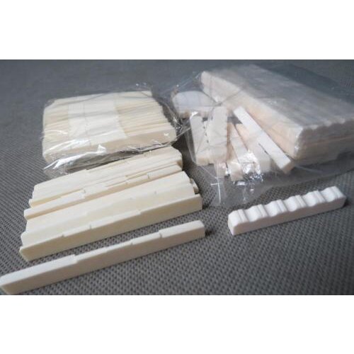 10 pieces Classical Guitar saddles & 10 pieces nuts slotted DJ-07/08