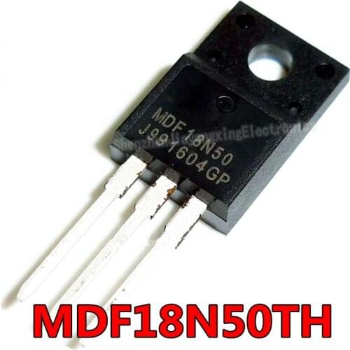 10PCS/LOT MDF18N50TH MDF18N50 18N50 18A/500V MDF18N50BTH TO-220F New original spot hot sale