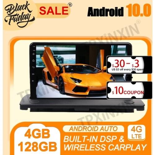 4+128G PX6 Android 10.0 DSP Carplay For Volvo XC90 2003-2014 Multimedia Player Auto Radio Tape Recorder GPS Navigation Head Unit