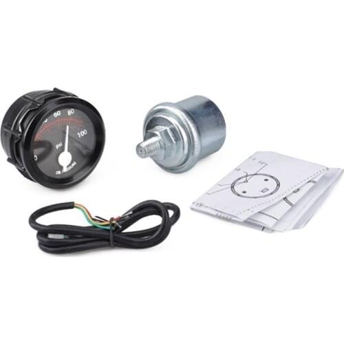 2 inch Car Digital LED Oil Pressure Gauge Meter 0-100PSI Universal Kit with Sensor Car Accessories