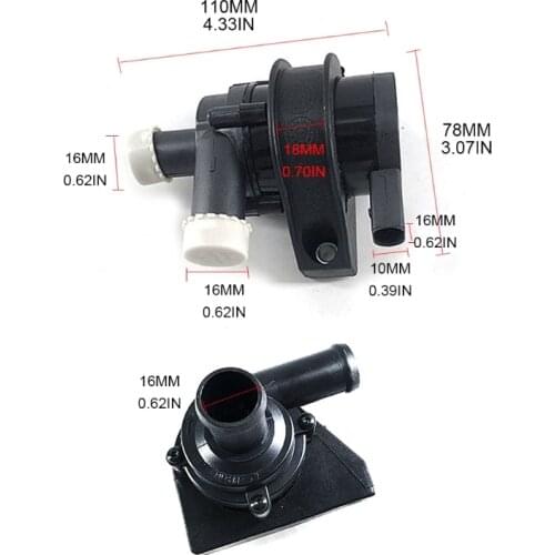 Car Engine Cooling Water Pump Connect Plug Cable 1K0965561J 1K0965561G For V-W Jetta Golf G-TI CC Octavia 1.8 T 2.0 T 12 V