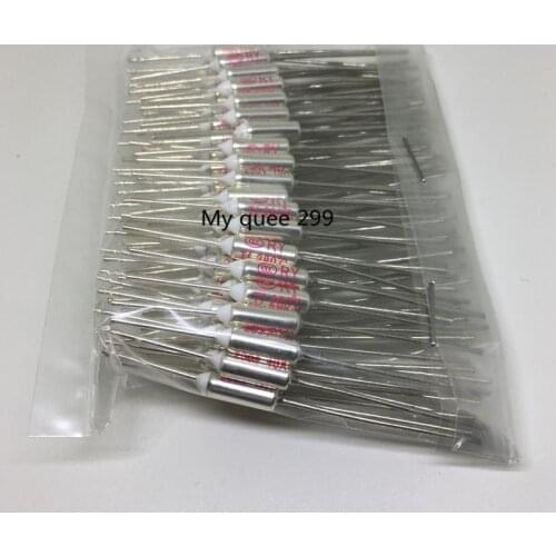 Free Shipping RY 100pcs/lot New Micro thermal fuse 10A 250V RY 280 Degrees Tf 280 C Mini temp fuse metal shell Thermal Cutoff