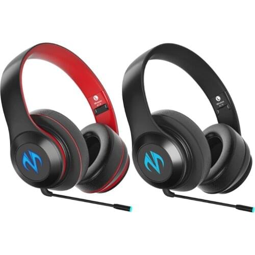 H7JF Wireless Gaming Headset Foldable RGB Bluetooth-compatible 5.0 Headphones Stereo Noise-Canceling Sports Earphones