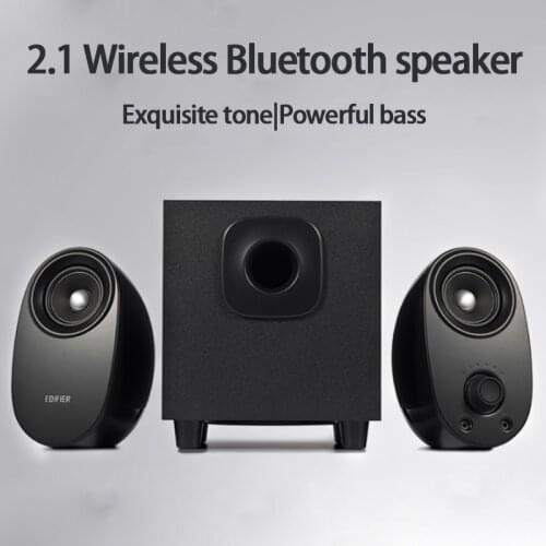 KYYSLB R301BT 18W 4-8ohm Wireless Bluetooth Power Amplifier Speaker Home 2.1 Channel Desktop Subwoofer Computer Audio Subwoofer