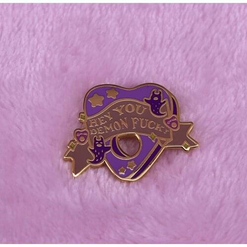 Ouija pin badge brooch