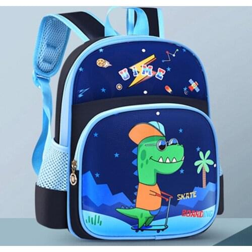 Kids School Backpack Children Waterproof Bookbag Cute Flower Girls Small School Bags For 3-6 Years Boys Spaceman Dinosaur Bag