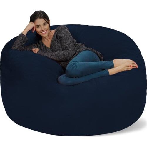 Dropshipping Giant 5' Memory Foam Furniture Bean Bag Big Sofa with Soft Micro Fiber Cover chair