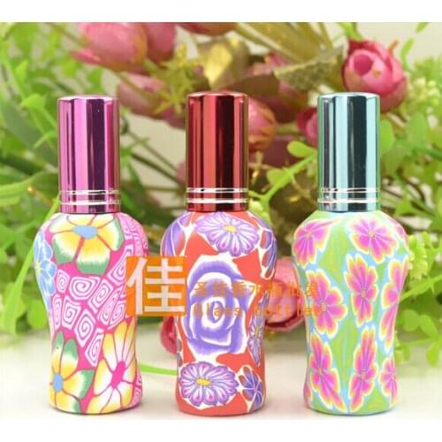 Capacity12ml 100pcs/lot Soft ceramic bottle portable spray glass perfume bottle empty bottle of perfume bar supplies