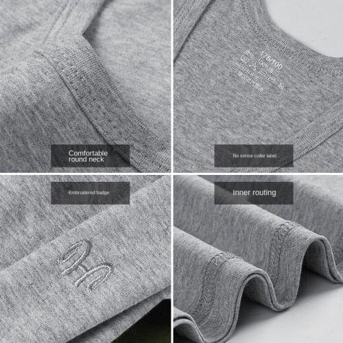 Cotton Slim-fitting Sports White Undershirt Mens Summer I-line Tank Top Muscle Vest Undershirts Mens Cotton Tank Top