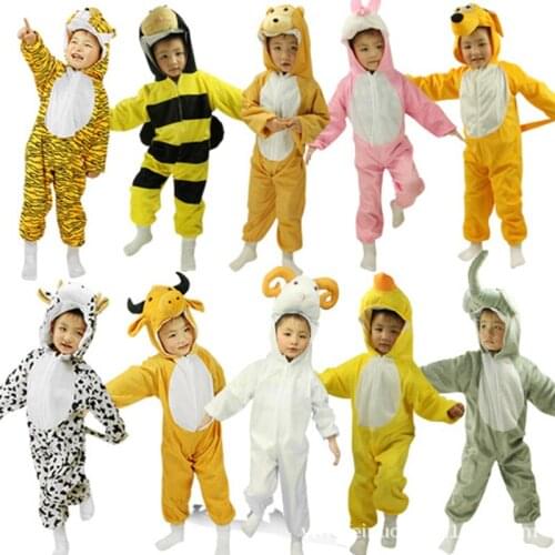 Soft cotton corduroy Kids Kigurumi Cosplay Cartoon Animal Hoodie jumpsuit pajamas for kid Adult Childrens performance clothing