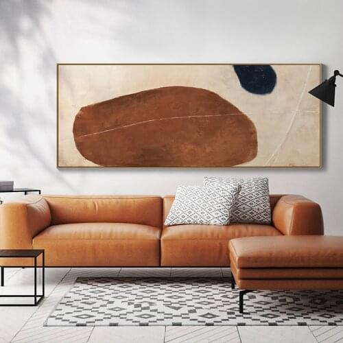 Minimalist Art Handmade Abstract painting Large Wall Art Original Art on Canvas Modern Art Living Room Home Decor Brown Art B