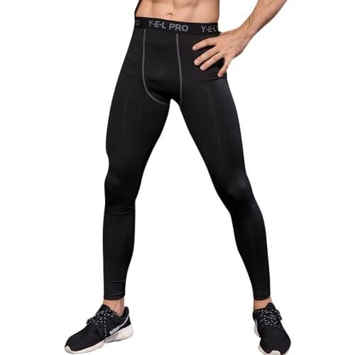 Men Running Tights Sport Leggings Compression Underwear Quick-drying Pants Jogging Fitness Gym Trousers MMA Rash guard