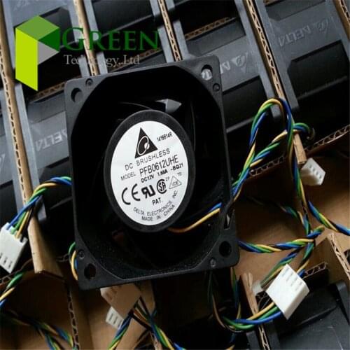 New Original Delta PFB0612UHE 60x60x38mm 6038 60MM Frequency converter cooling fan violence Cooling fan 12V 1.68A with 4pin