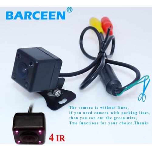 Factory direct sale Wholesale Wide Viewing Angle Waterproof Reversing Camera IR LED Night Vision Car Rear View Camera Free Ship